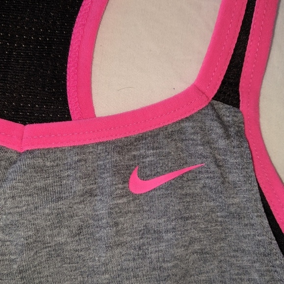 Girls Nike 'Cool' DriFIT 2-in-1 Cami Training Tank - Picture 4 of 6